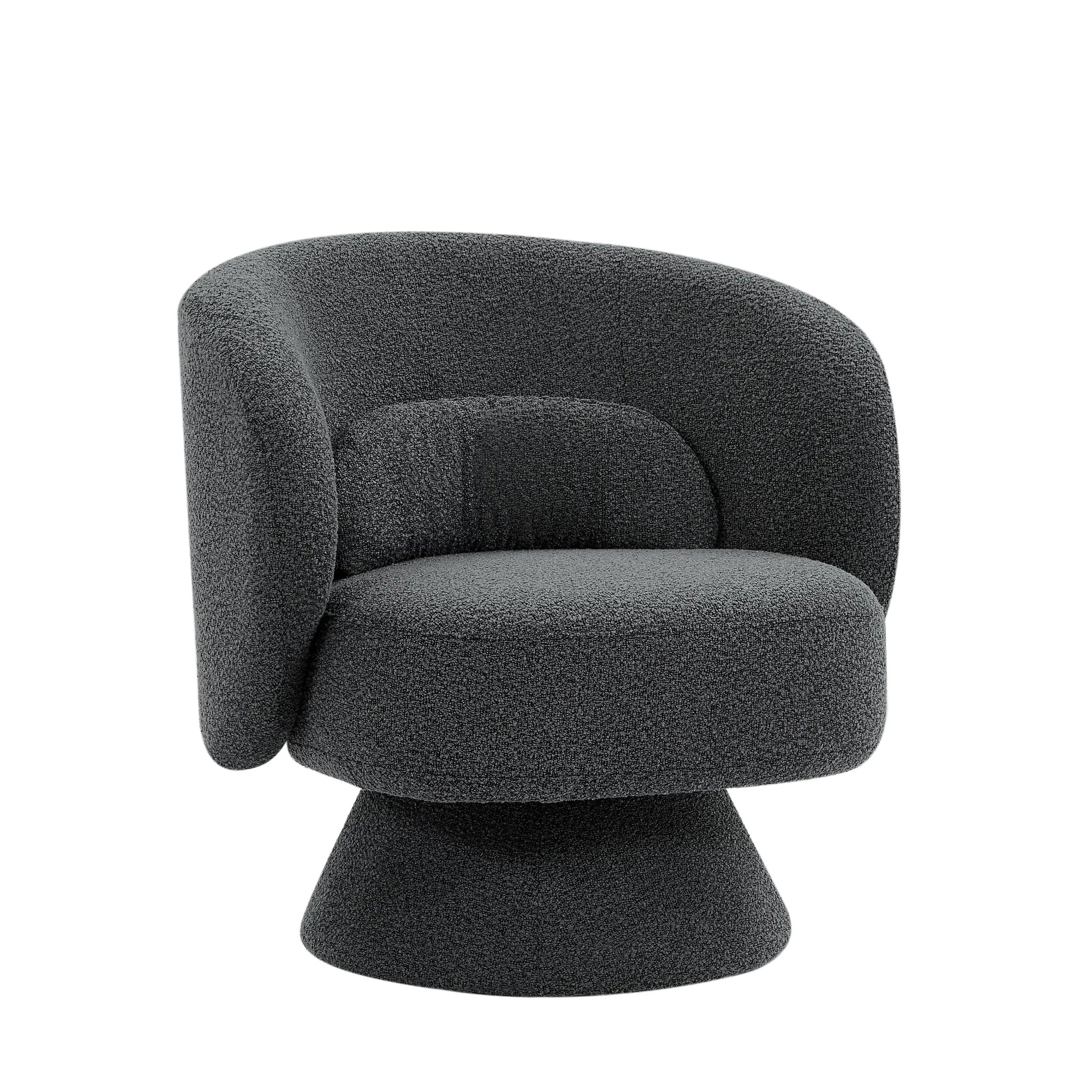 360 Degree Swivel Sherpa Accent Chair