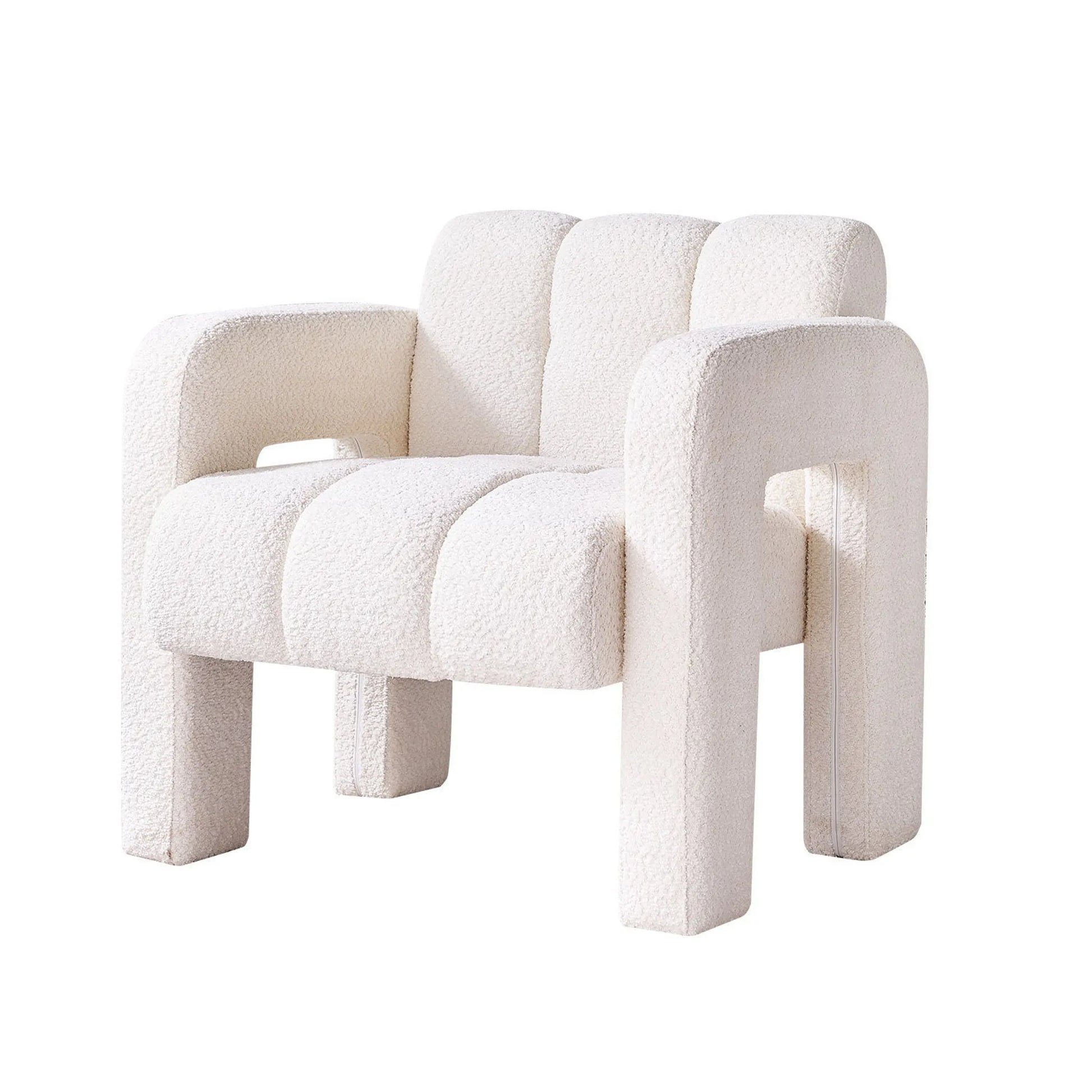 Modern Bouclé Accent Chair