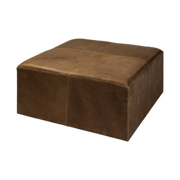 36 inch brown faux leather