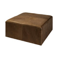 36 inch brown faux leather