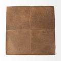 36 inch brown faux leather