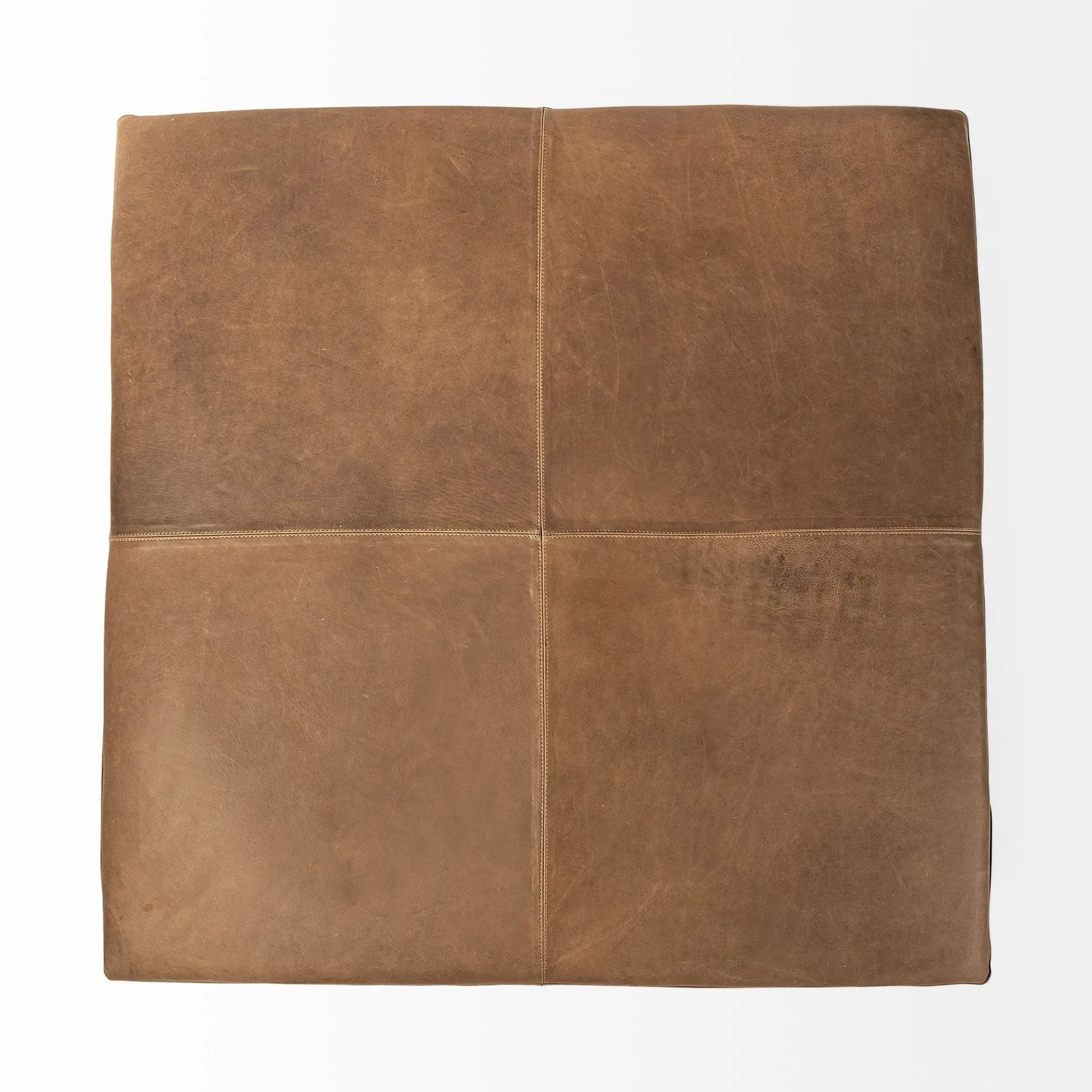 36 inch brown faux leather
