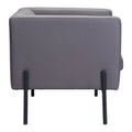 Faux Leather Club Chair