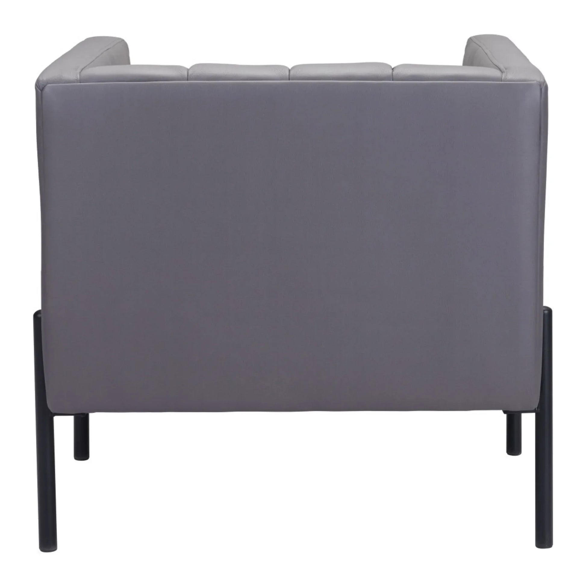 Faux Leather Club Chair