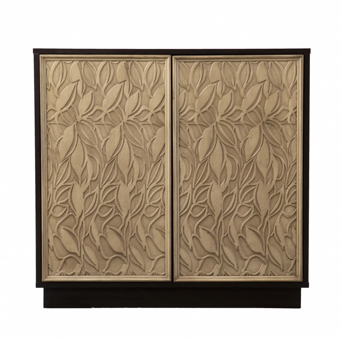 Sculptural Leaf Accent Storage Cabinet