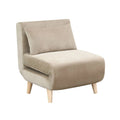 Upholstered Convertible Chair - Stylish & Versatile Accent Furniture 