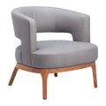 Faux Leather Arm Chair