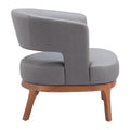Faux Leather Arm Chair