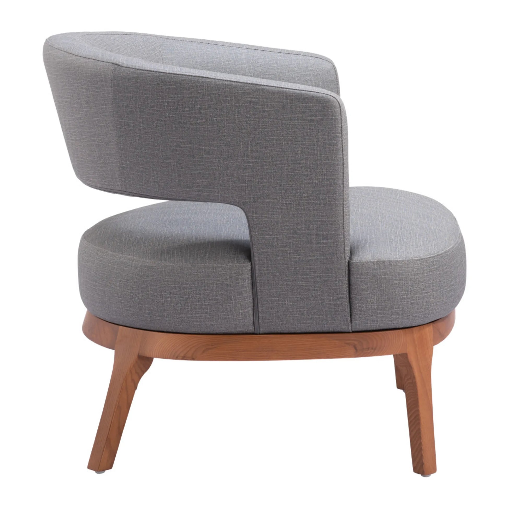 Faux Leather Arm Chair