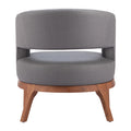 Faux Leather Arm Chair