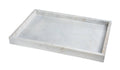 Marble tray on a white background
