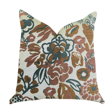 Plutus Floweret Luxury Throw Pillow