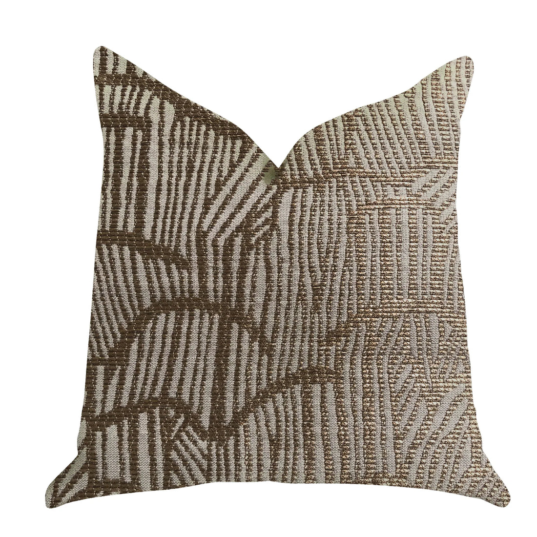 Metallic Bronze Throw Pillow