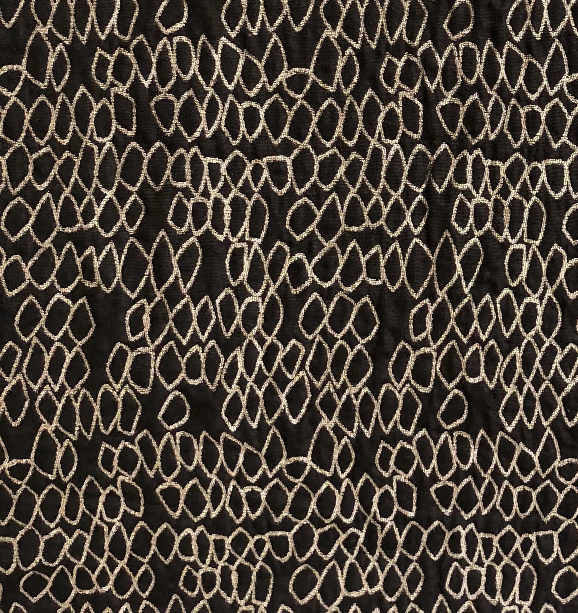 Plutus Carbonado Mine black and white luxury throw pillow with modern design