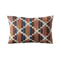 Plutus Multi-Color Lights diamond pattern luxury throw pillow with vibrant colors and plush texture