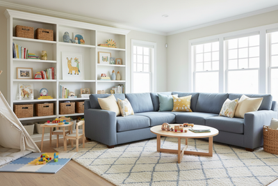 child friendly living room