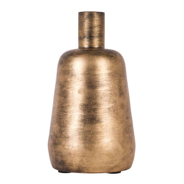 Kacela Modern Brass Vase – Sculptural Metal Decorative Vase | Luxury Modern Organic Home Decor