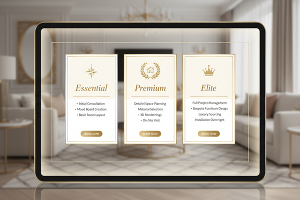 design package booking