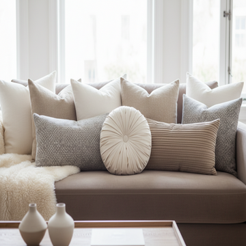 LUXURY PILLOWS NEUTRAL TONES