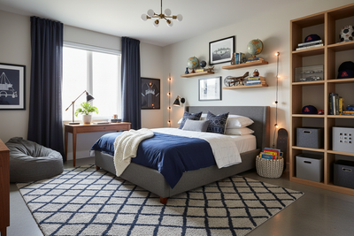 well decorated boy room